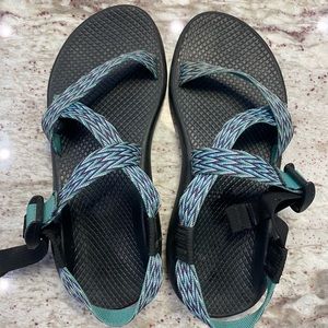 Womens turquoise Chaco size 8
